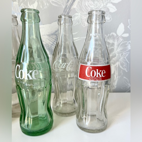 Set of 6 Vintage Coca Cola Bottles - Picture 3 of 5